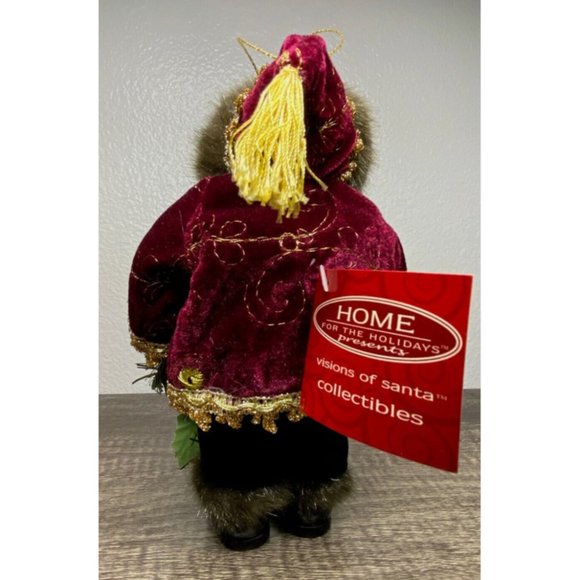 Home for the Holidays Visions of Santa Ornament 8" Christmas - New With Tag - Picture 7 of 12